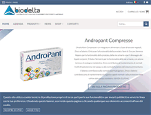 Tablet Screenshot of biodelta.it