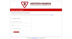 Desktop Screenshot of portal.biodelta.com.br