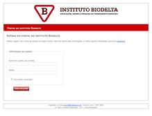 Tablet Screenshot of portal.biodelta.com.br